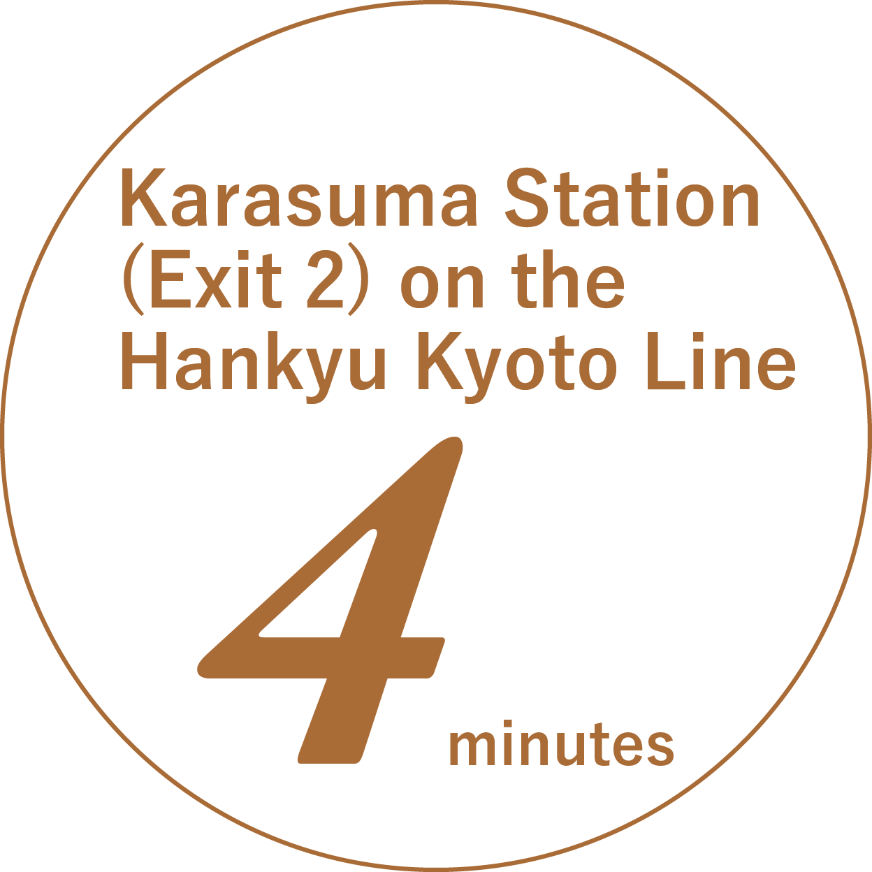 12-minute walk from Marutamachi Station on the Subway Karasuma Line